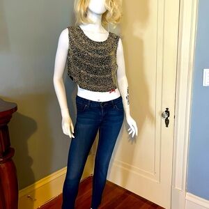 Denim skinny leg jeans